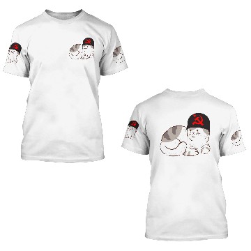 Discover Communist Cat 3D T Shirts