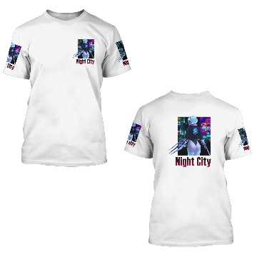 Discover Cyberpunk 2077 3D T Shirts