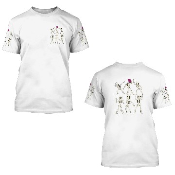 Discover Halloween Dancing Skeleton 3D T Shirts