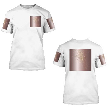 Discover Rose Gold Glitter 3D T Shirts