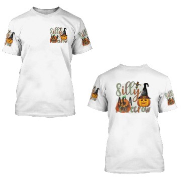 Discover Silly as a scarecrow 3D T Shirts