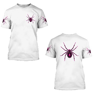 Discover Black Widow Pink Design 3D T Shirts