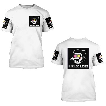 Discover Spamton HYPERLINK BLOCKED - Deltarune Sticker 3D T Shirts