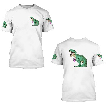 Discover Dinosaur Bubble Tea Rex Bobasaurus Boba Milk Tea D 3D T Shirts