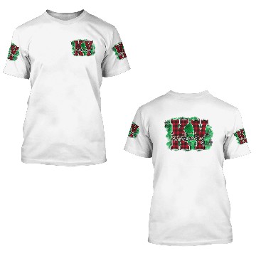 Discover Kentucky Leopard Christmas 3D T Shirts