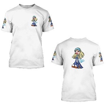 Discover Bratz Cloe Portrait 3D T Shirts