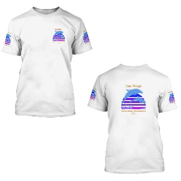 Discover San Diego dolphins sunset 3D T Shirts