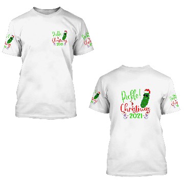 Discover I Found The Pickle Christmas 2021 Santa 3D T Shirts