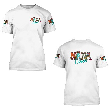 Discover Nana Claus Christmas 3D T Shirts