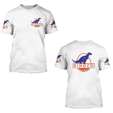 Discover Dinoco Rustic Color 3D T Shirts