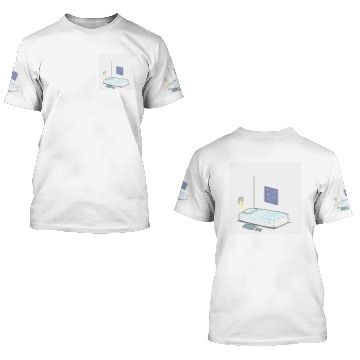 Discover Starry night, bed, mood light :) 3D T Shirts