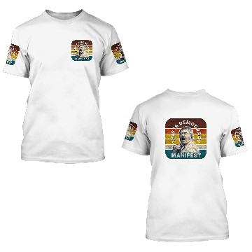 Discover Democracy Manifest | Vintage Retro 3D T Shirts