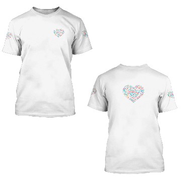 Discover West Coast Swing Dance Heart 3D T Shirts