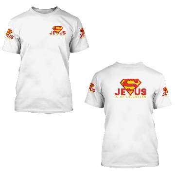 Discover Jesus is my superhero 3D T Shirts