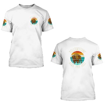 Discover Bison YStone Road Trip 2022 3D T Shirts