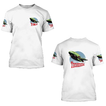 Discover Thunderbird 2 from 'Thunderbirds' 3D T Shirts
