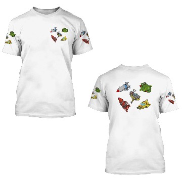Discover Thunderbirds are GO! 3D T Shirts