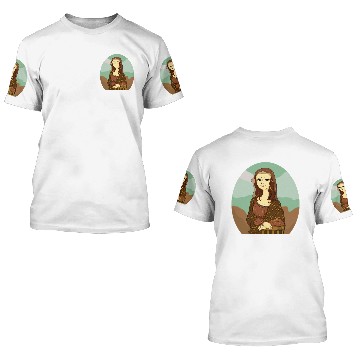 Discover Mona Lisa 3D T Shirts