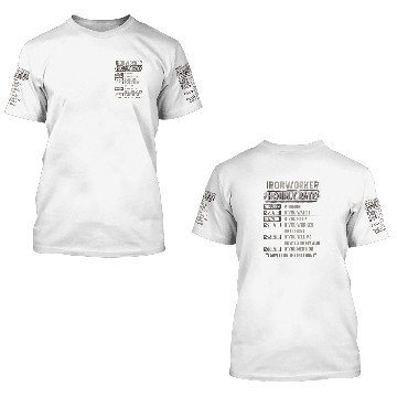 Discover ironworker hourly rate 3D T Shirts