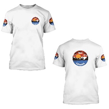 Discover Crystal Lake - Canada - Mountain Valley 3D T Shirts