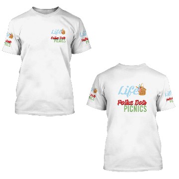 Discover polka dots and picnics 3D T Shirts