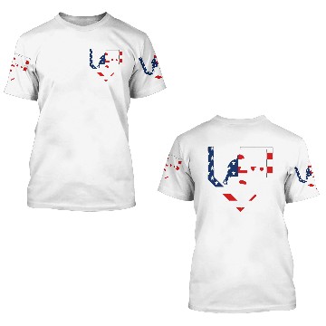 Discover American Flag Graphic Baseball Catcher Gear Baseba 3D T Shirts