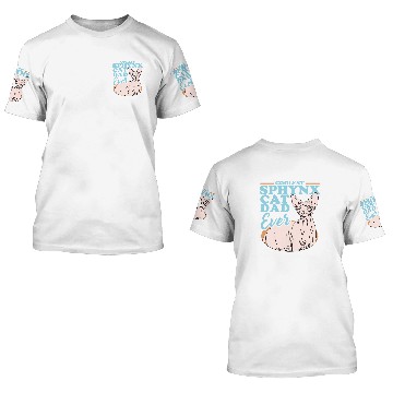 Discover Sphynx Cat Dad | Cat Owner 3D T Shirts