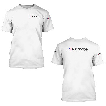 Discover I love Mississippi 3D T Shirts
