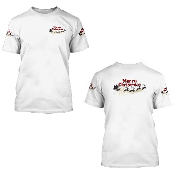 Discover Playing With Red Buffalo Plaid Christmas 3D T Shirts