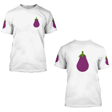 Discover Eggplant 3D T Shirts