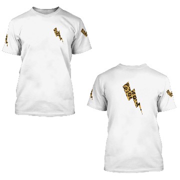 Discover zeus lightening bolt leopard 3D T Shirts