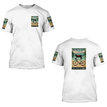 Discover Cycling Club Black Cat 3D T Shirts