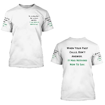Discover Gaslighting Awareness - Don't Answer Past Calls 3D T Shirts