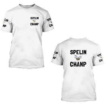Discover Spelling Bee Champ 3D T Shirts