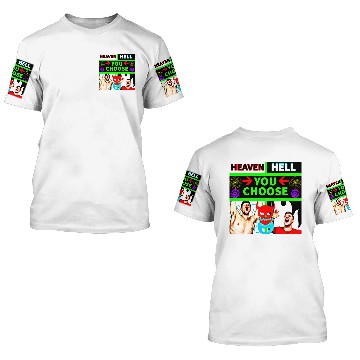 Discover HEAVEN HELL - YOU CHOOSE 3D T Shirts
