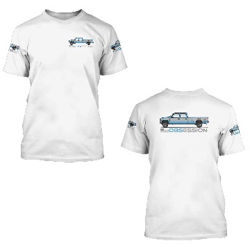 Discover OBSession Light Blue and Silver 3D T Shirts