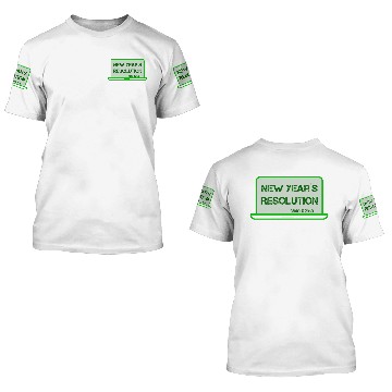 Discover New Year's resolution - The big plan 3D T Shirts