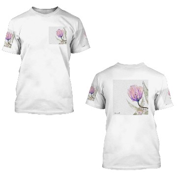 Discover Tulip | Floral Poster 3D T Shirts