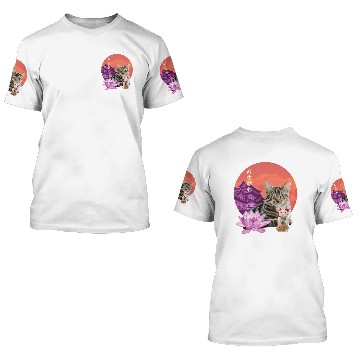 Discover Lucky Cat 3D T Shirts