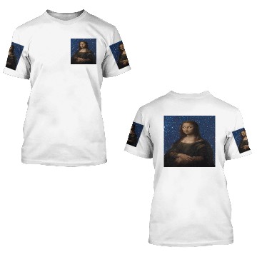 Discover Mona Lisa 3D T Shirts