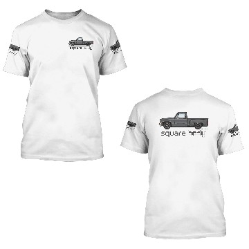 Discover Square Body Dark Gray 3D T Shirts