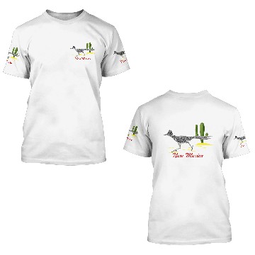 Discover New Mexico Roadrunner Bird Baseball Jerseys 3D T Shirts