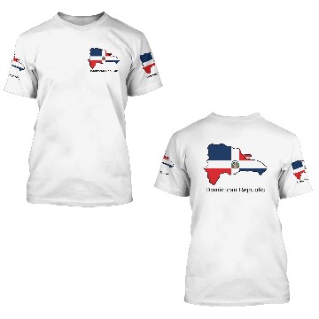 Discover Flags and countries Dominican Republic 3D T Shirts
