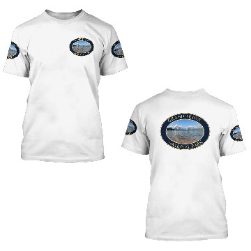 Discover Jackson Lake at Grand Teton National Park 3D T Shirts