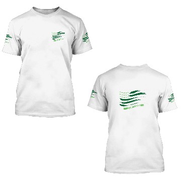 Discover Green US Flag- St Patricks Day 3D T Shirts