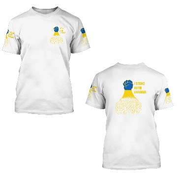 Discover I Stand With Ukraine Support UKRAINE 3D T Shirts