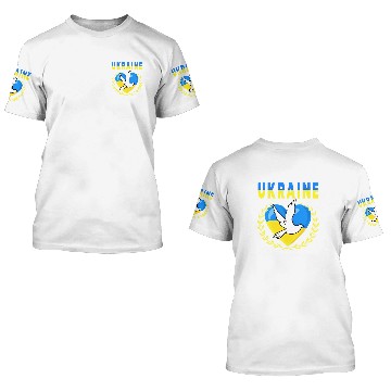 Discover Support Ukraine - I Stand With Ukraine 3D T Shirts