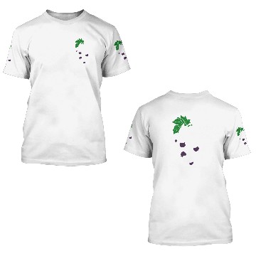 Discover Grape Line Art For Dark 3D T Shirts