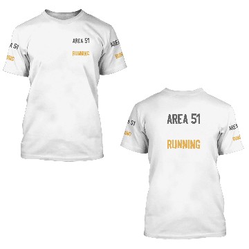 Discover area 51 running team 3D T Shirts