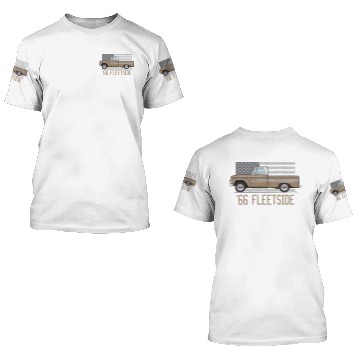 Discover 66 fleetside Desert Beige 3D T Shirts